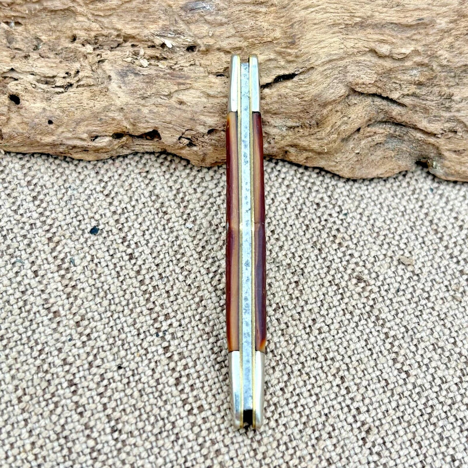 Vintage Camillus New York USA Tuxedo Pocket Folding Knife #49 Delrin Handles (9)