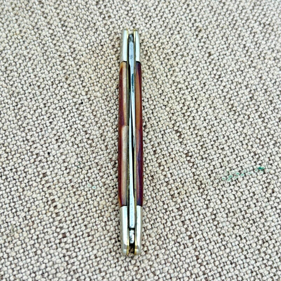 Vintage Camillus New York USA Tuxedo Pocket Folding Knife #49 Delrin Handles (9)