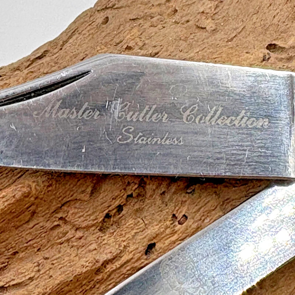 Vintage Queen Cutlery 1979 Master Cutter Collection 2-Blade Gunstock Knife (11)