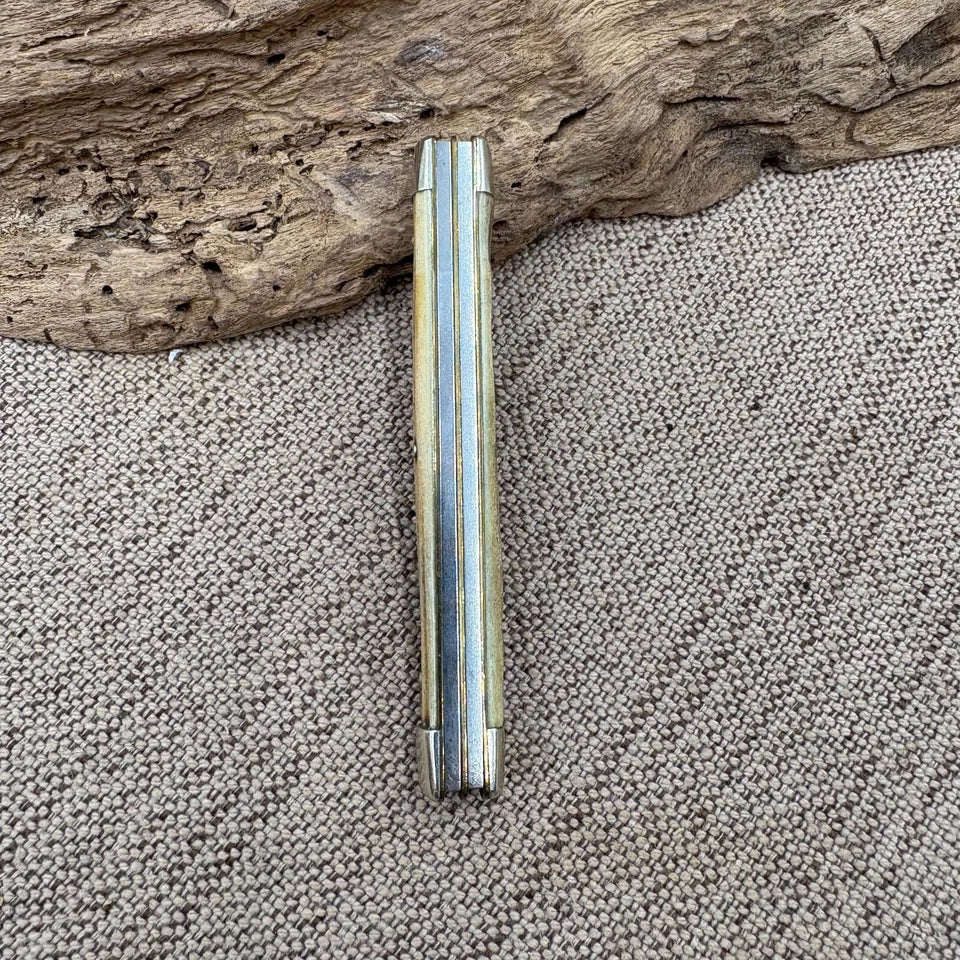 Voss Cut Co Hen & Rooster Stag Congress Knife 3 7/8” Germany 4-blade (108)