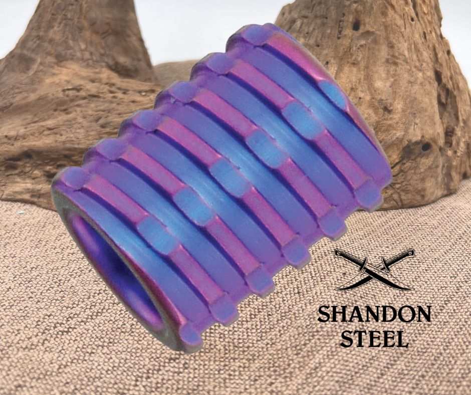 We Knife Titanium Bead Purple WEA02B