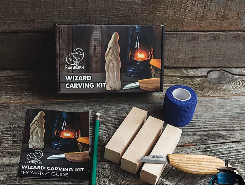 Beavercraft Wizard Carving Kit BVRDIY03