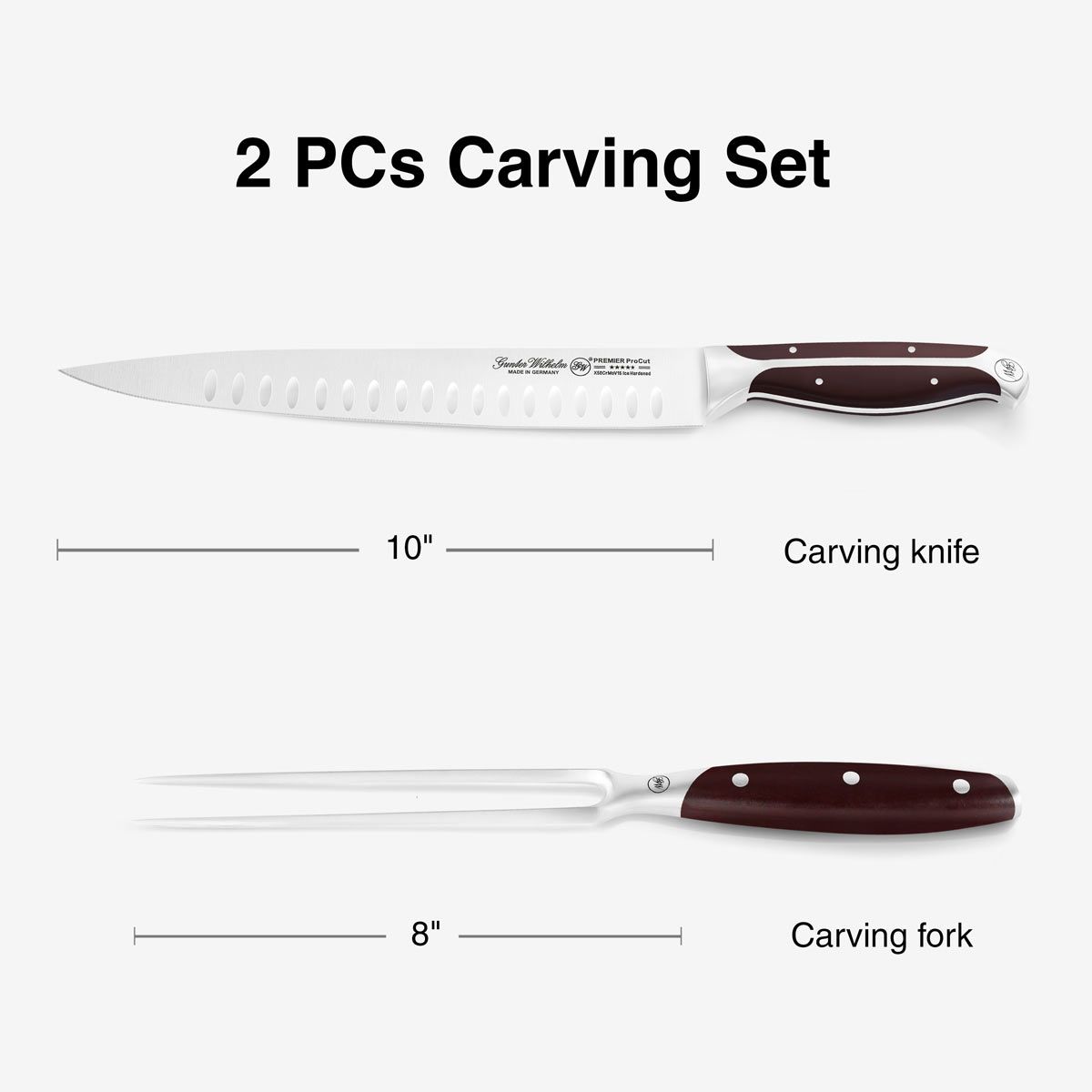 Gunter Wilhelm 2-Piece Premium Carving Set (10 Inch)