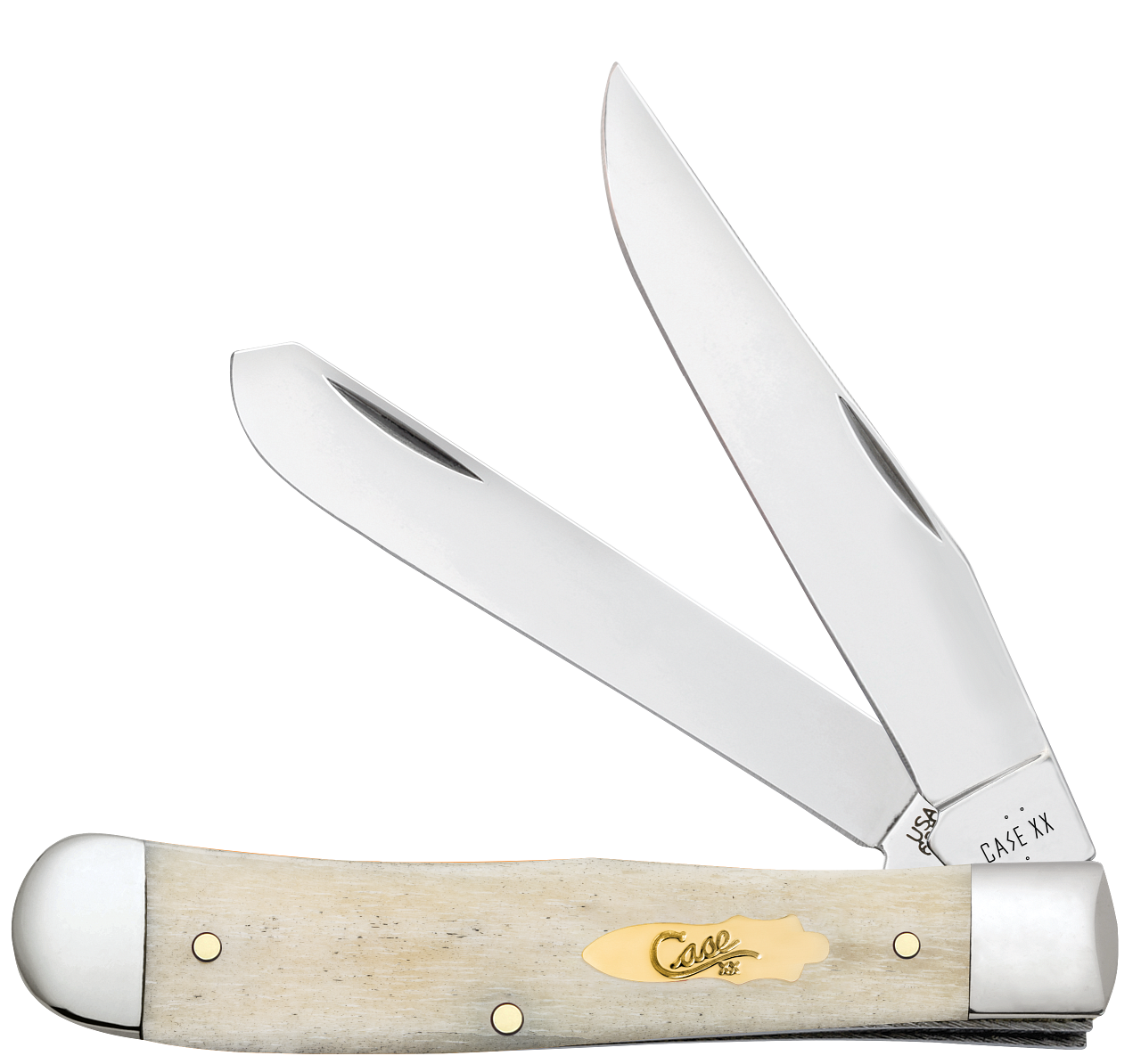 Case XX™ Trapper Smooth Natural Bone 11020 Stainless Pocket Knife