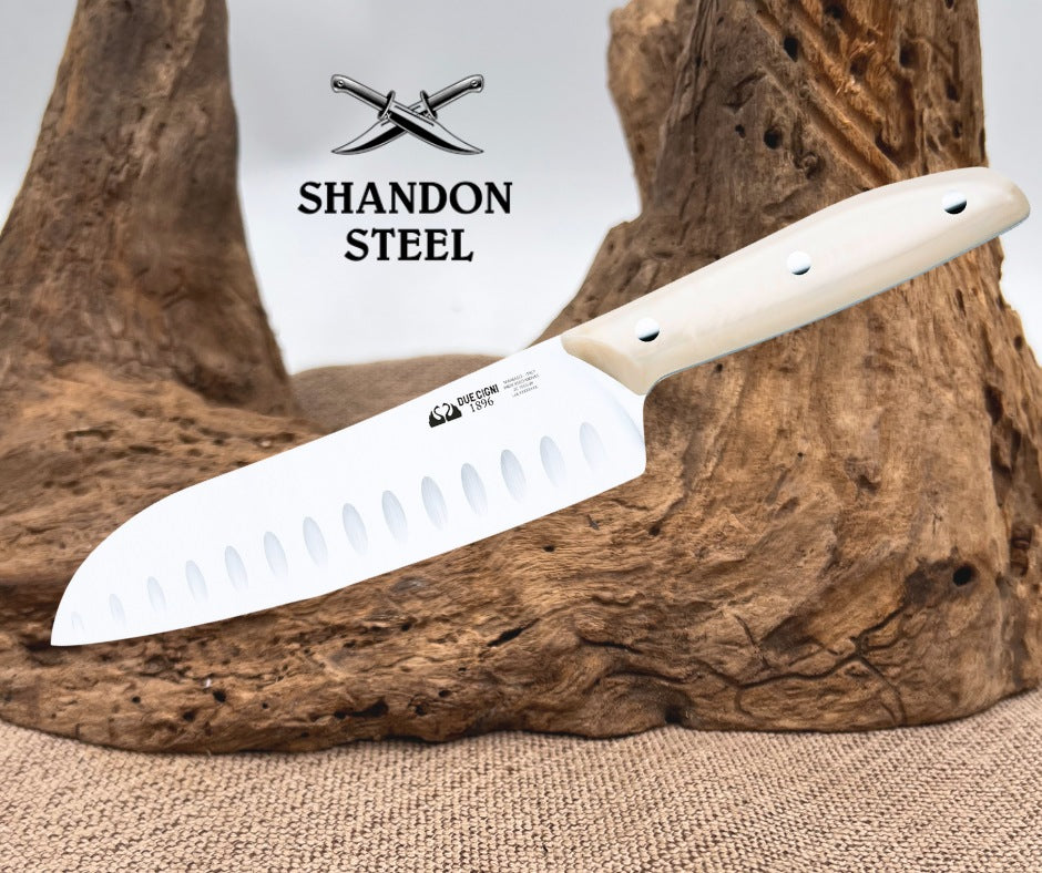 Due Cigni SANTOKU WITH SCALLOPS 2C 1005 W