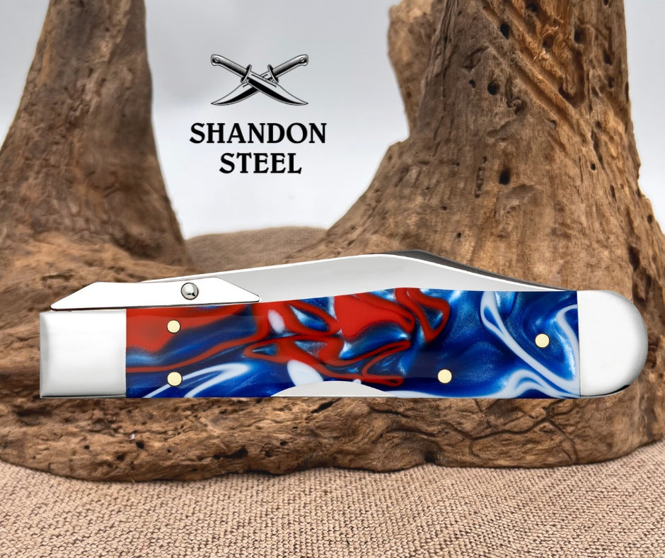 Case XX Patriotic Kirinite® Cheetah® Cub (1011 1/2L SS) 11230