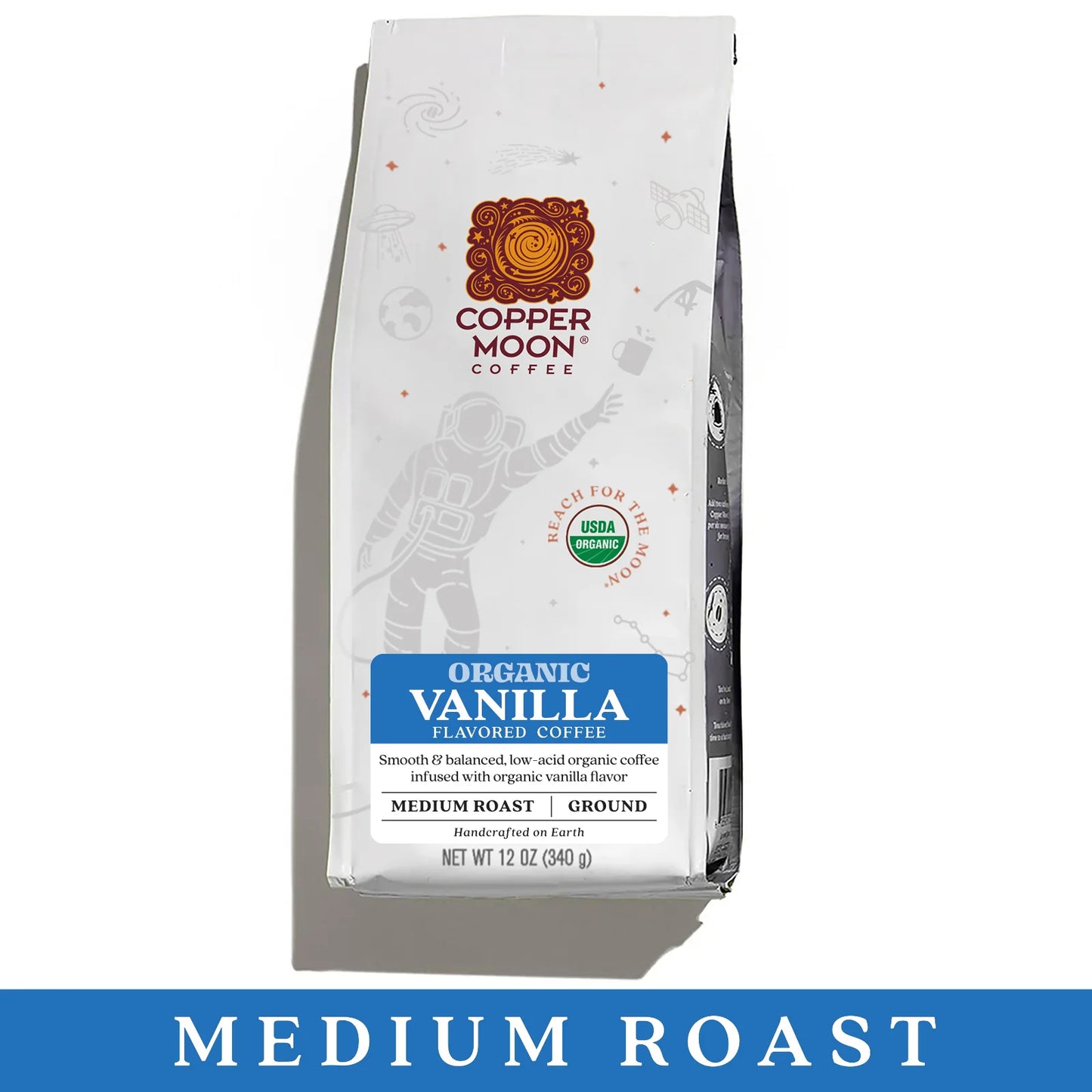 Copper Moon Organic Vanilla Medium Roast Coffee