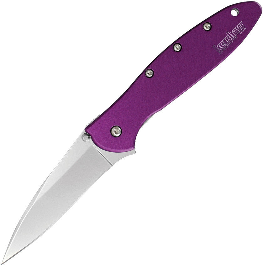 Kershaw Leek Linerlock A/O Purple 1660