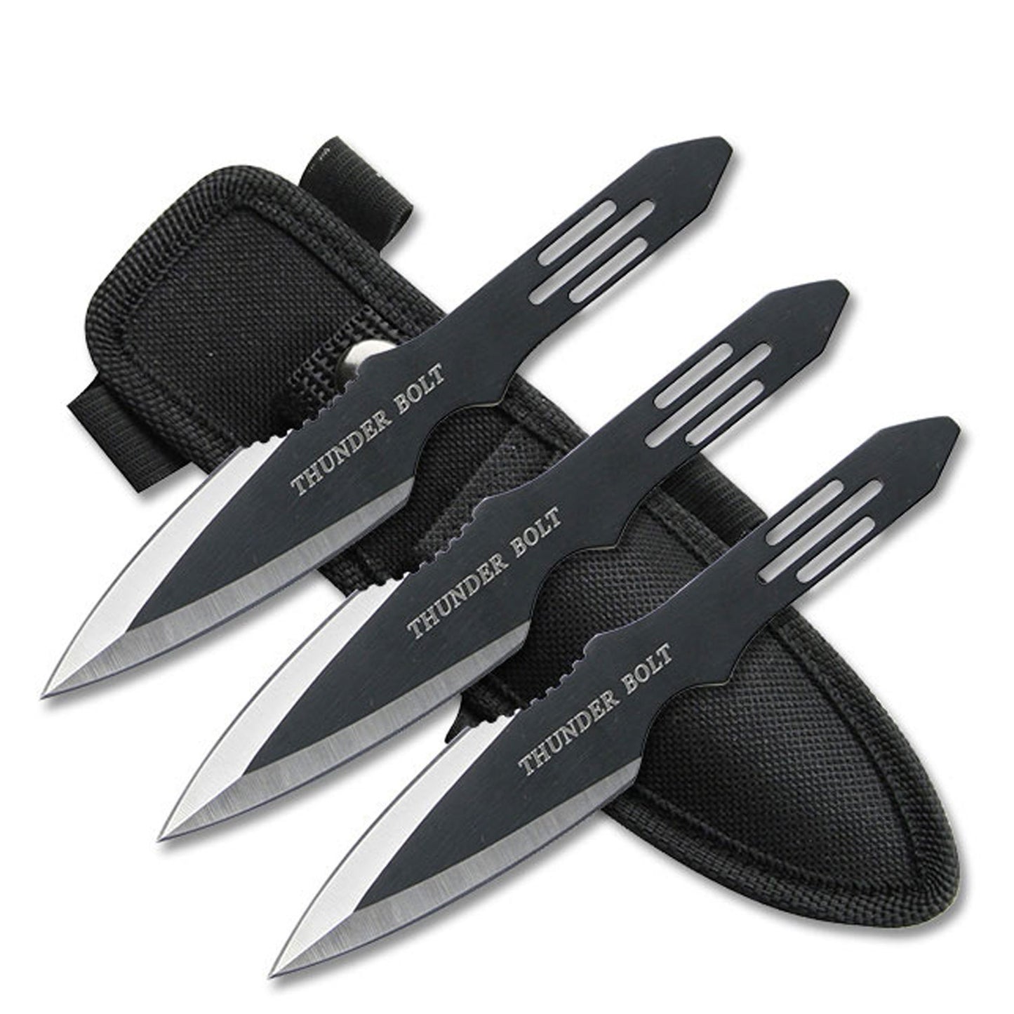 PERFECT POINT RC-595-3 THROWING KNIFE SET 5.5" OVERALL