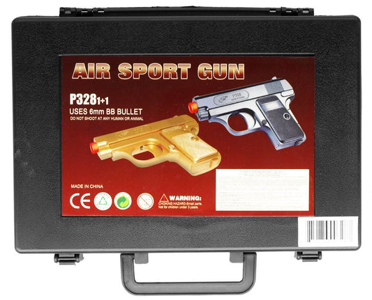 Dual P328 Spring Airsoft Hand Guns