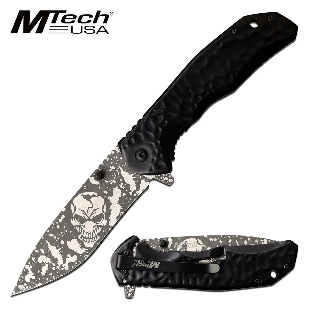 Mtech USA Ballistic Assisted Tactical Folding Knife (MTA1105BK)