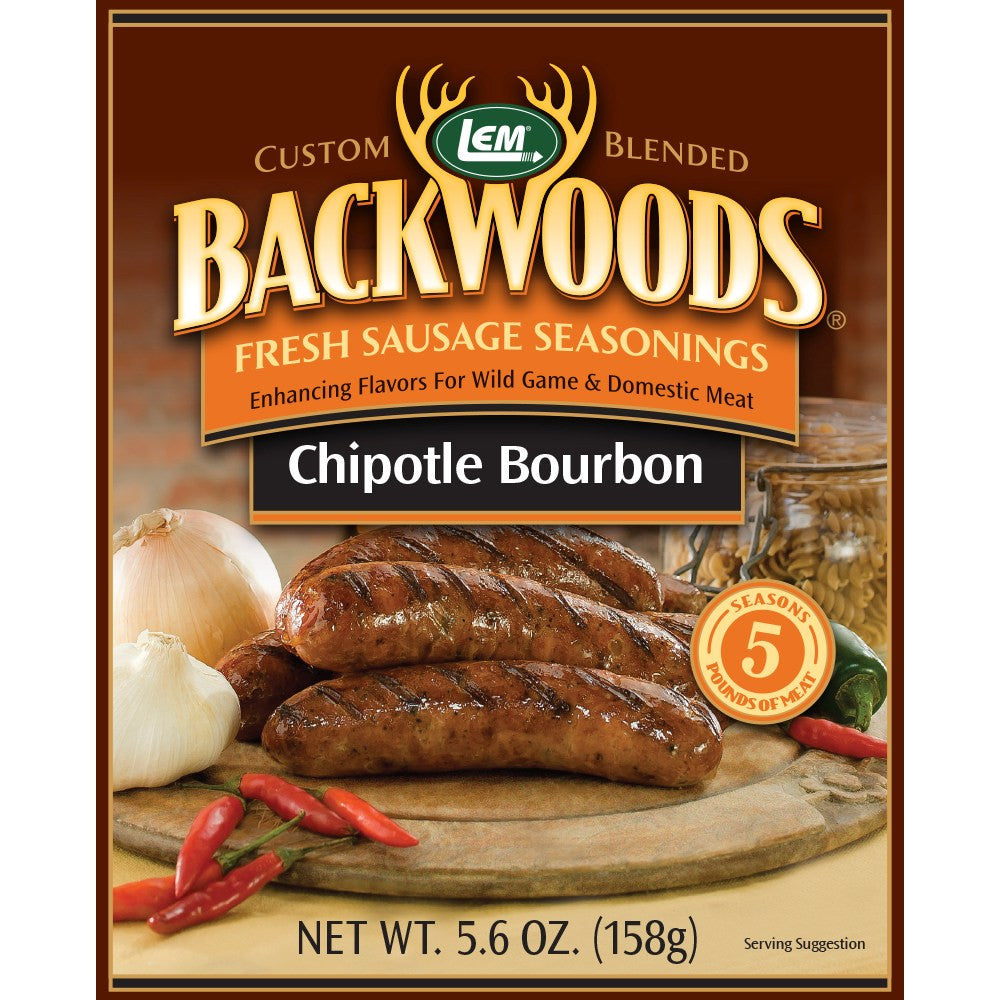 Backwoods Fresh Sauage Chipotle Bourbon