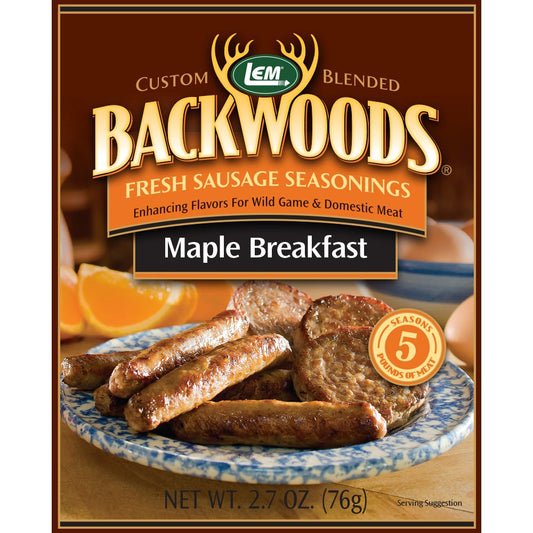 BACKWOODS MAPLE BREAKFAST FRESH SAUSAGE SEASONING