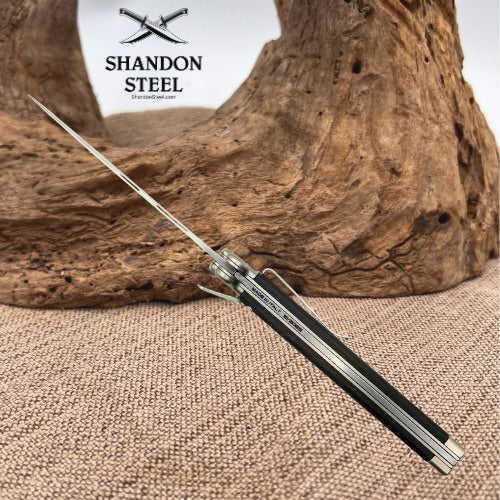 AGA Campolin Zero+ Italian Leverlock Automatic Knife Carbon Fiber AGA02CF