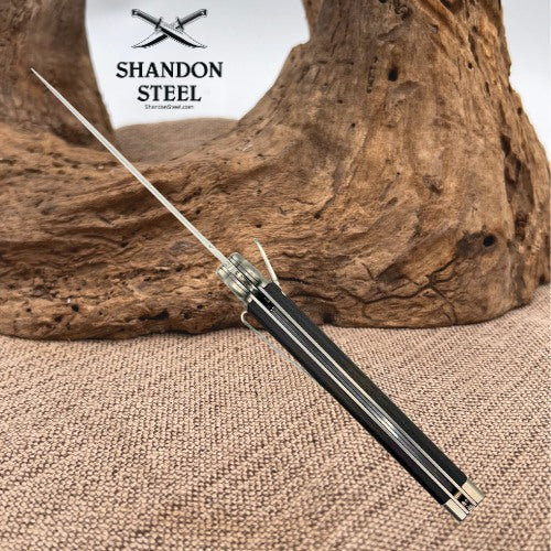 AGA Campolin Zero+ Italian Leverlock Automatic Knife Carbon Fiber AGA02CF