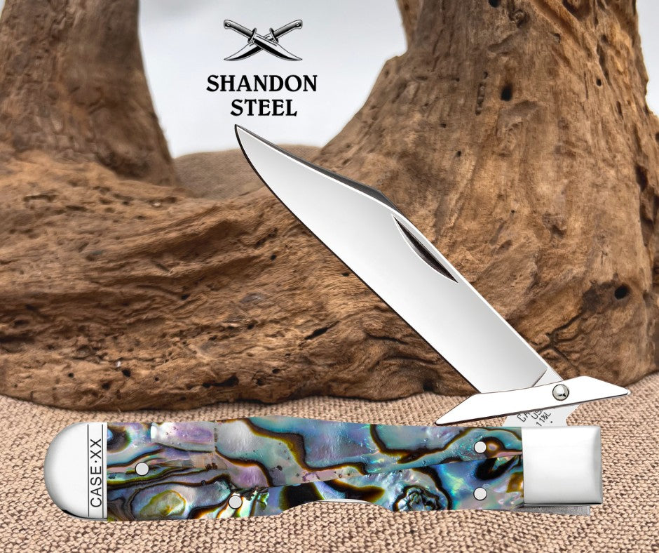 Case XX Smooth Abalone Cheetah@ Cub (811 1/2L SS) 12040