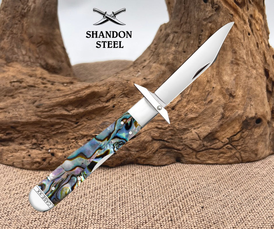 Case XX Smooth Abalone Cheetah@ Cub (811 1/2L SS) 12040