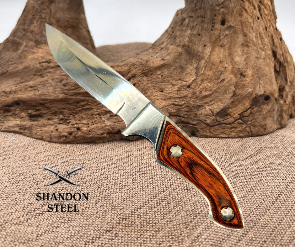 NORTH AMERICAN HUNTING CLUB LIFE MEMBER FIXED BLADE KNIFE LEATHER SHEATH (C07)