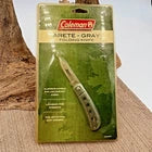 COLEMAN ARETE GRAY FOLDING POCKET KNIFE 3 1/4" CLOSED CAMPING FISHING NIB SC011