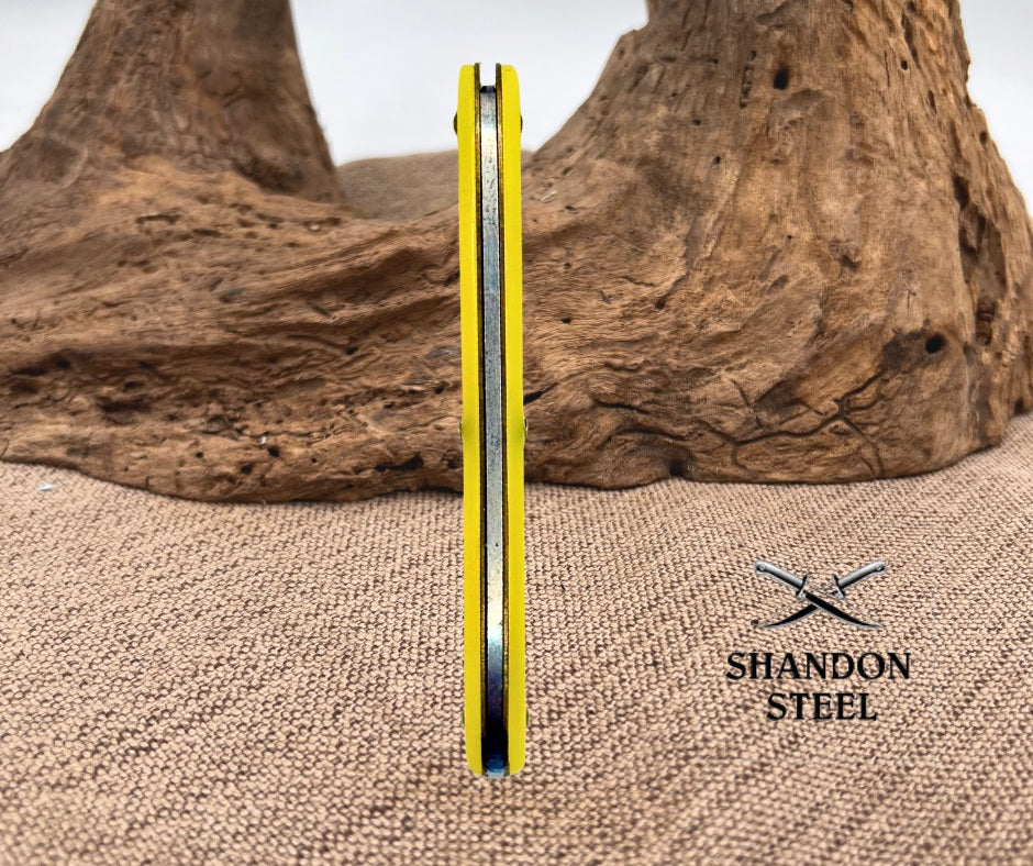 Autopoint Pen Knife Chicago USA Celluloid Handles CS Blades 3 3/8" Closed (18)