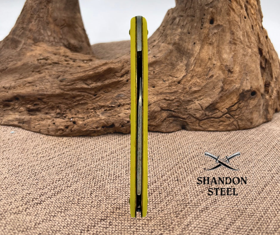 Autopoint Pen Knife Chicago USA Celluloid Handles CS Blades 3 3/8" Closed (18)