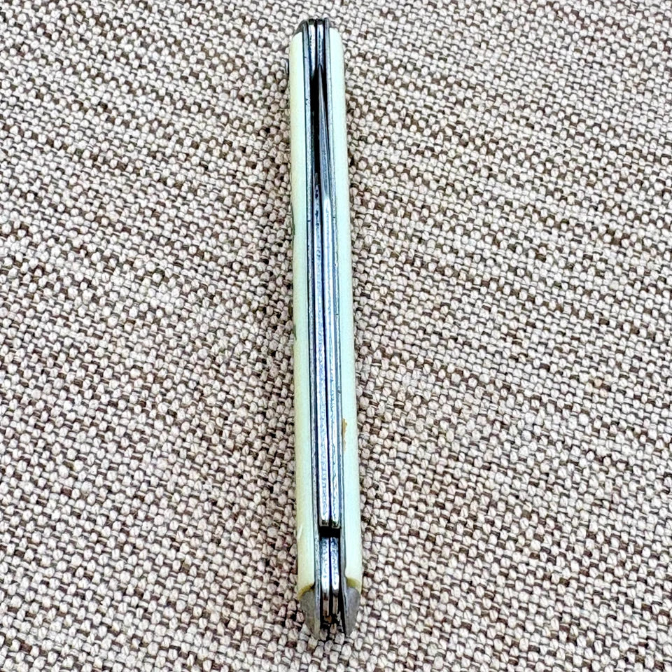 BUICK VINTAGE NOVELTY KNIFE CO MADE IN USA 2 BLADE POCKET FOLDING JACK (69)