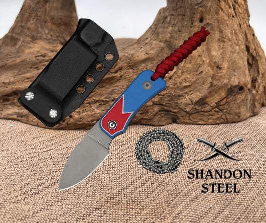 CIVIVI Baby Banter Fixed Blade - Jump Edition Red / White / Blue G10 Handle C23045A-1
