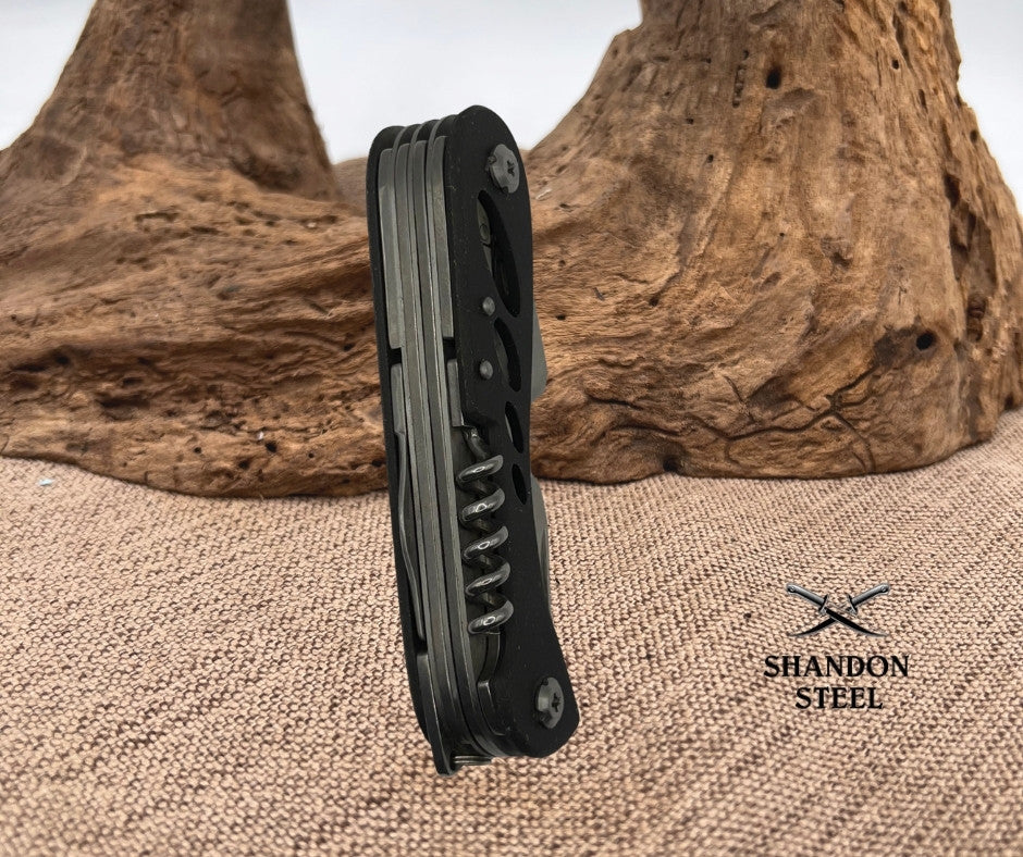 Balade Multifunction Knife 'Barrow', 9 Functions Corkscrew, Scissors (168)