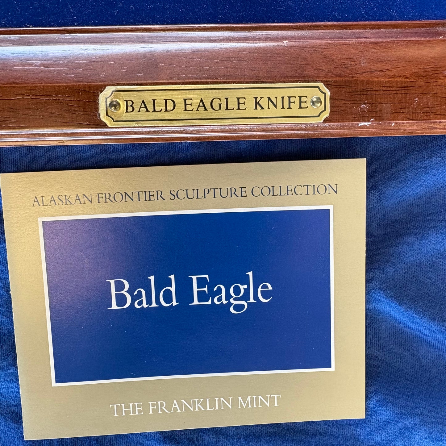 American Majestic Bald Eagle Knife 14 Inch Decorative Knife Franklin Mint