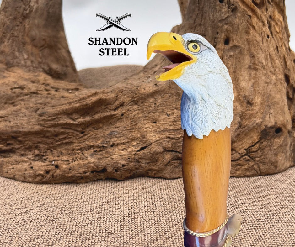 American Majestic Bald Eagle Knife 14 Inch Decorative Knife Franklin Mint
