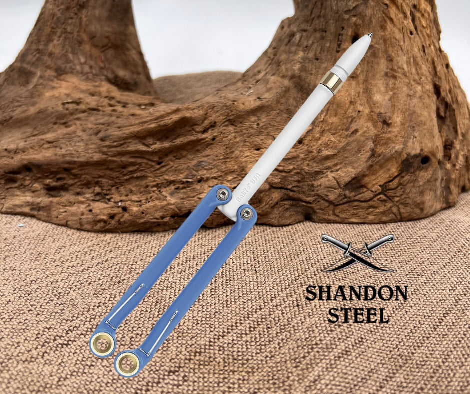 Spyderco BaliYo® USA-Made Heavy Duty Blue/ White YUS107