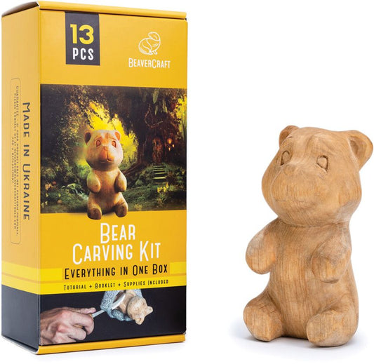 Beavercraft Bear Carving Kit BVRDIY05