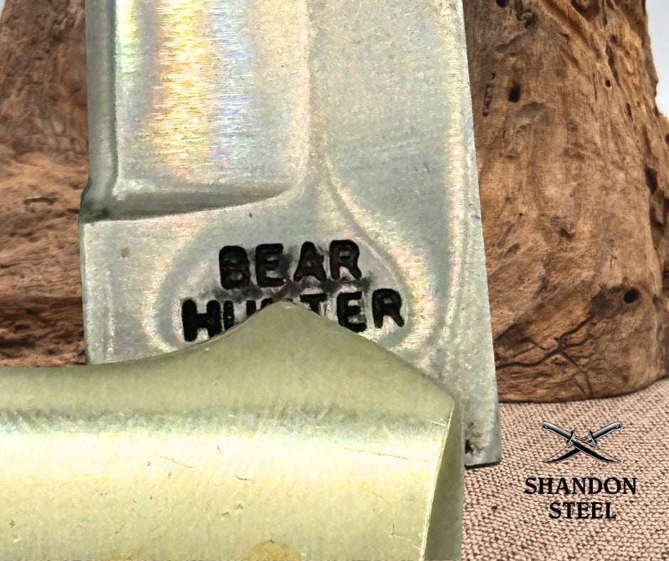 Bear Hunter Tanto Folder 440 Surgical Steel Lockback TraditionalPocketknife (46)