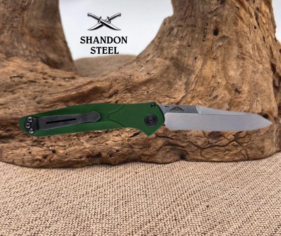 Benchmade 9400 Auto Osborne | Green Aluminum