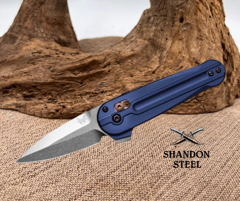 Benchmade Lowden Crater Blue Aluminum 491