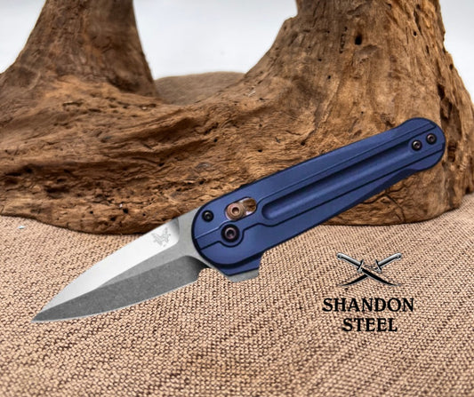 Benchmade Lowden Crater Blue Aluminum 491