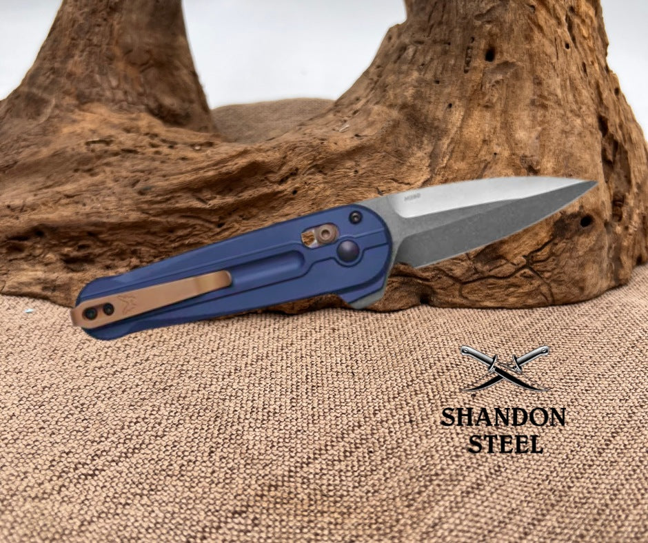 Benchmade Lowden Crater Blue Aluminum 491
