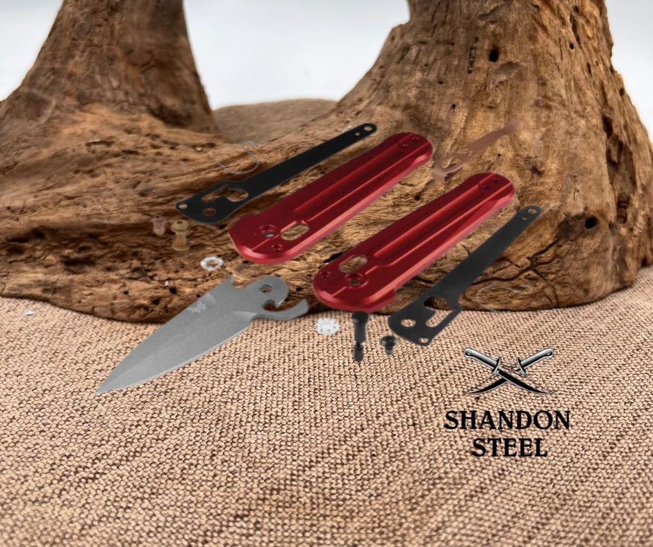 Benchmade Lowden Phoenix Red Aluminum 491GY-01