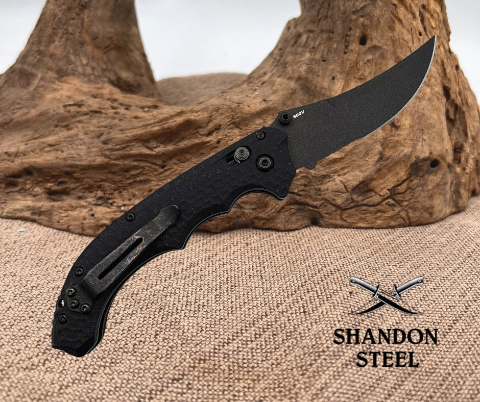 Benchmade Mini Bedlam | Black | Scimitar 865SBK