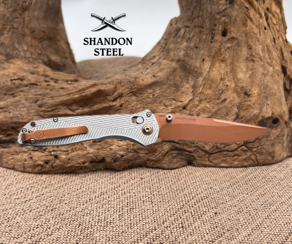 Benchmade SEVEN | TEN® | Gray Aluminum | Recurve 710FE-24
