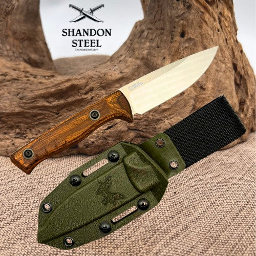 Benchmade SlipRidge™ Fixed | Wood | Drop-Point 15650