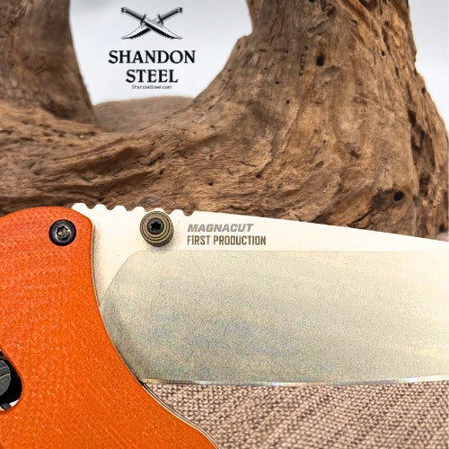 Benchmade SlipRidge™ | Rust Orange | Modified Clip-point 15090 -01