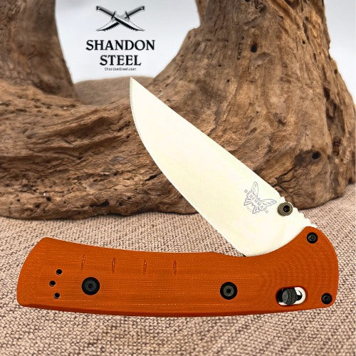 Benchmade SlipRidge™ | Rust Orange | Modified Clip-point 15090 -01