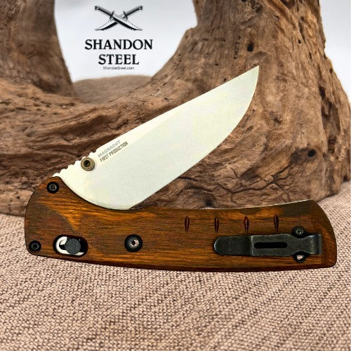 Benchmade SlipRidge™ | Wood | Modified Clip-point 15090