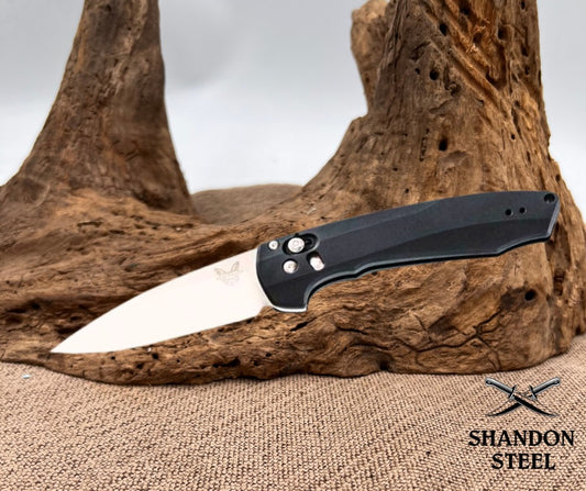 Benchmade™ Arcane 490 Knife CPM-S90V Stainless & Black 7075-T6 Aluminum Pocket Knife