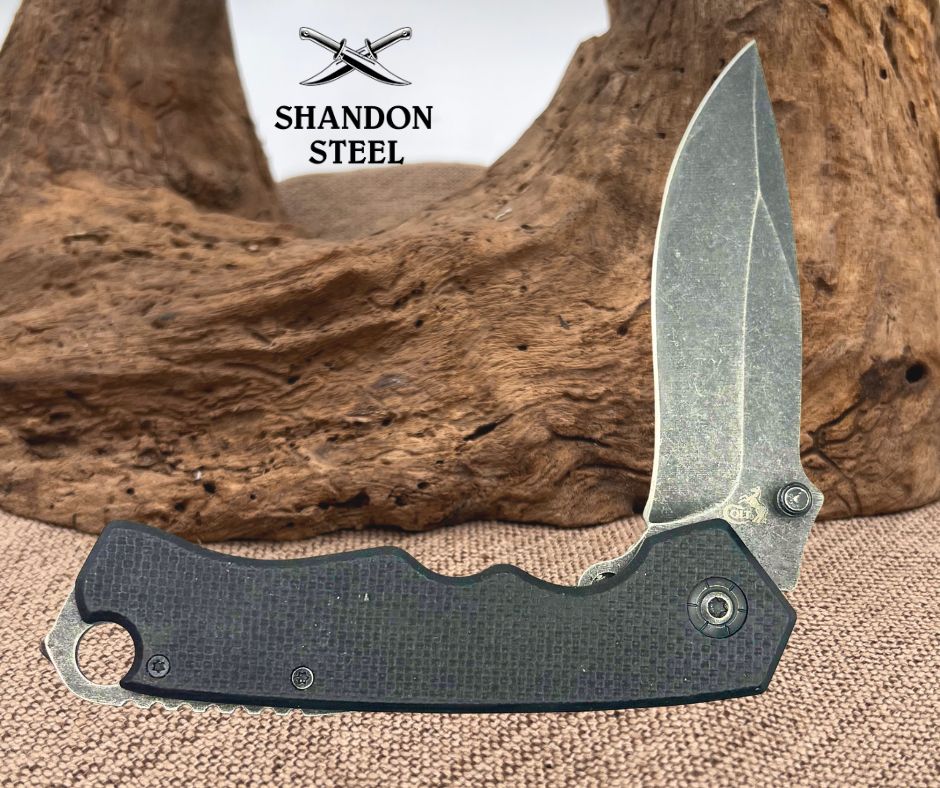 Colt CT645 Linerlock G10 Flipper Folding EDC Pocket Knife Recurve Plain (181)