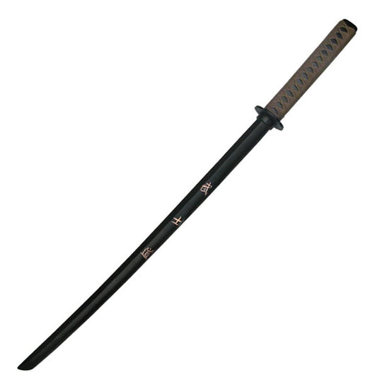 BladesUSA - Martial Arts Training Equipment - Samurai Wooden Training Sword with Engraved Bushido - 1807BS