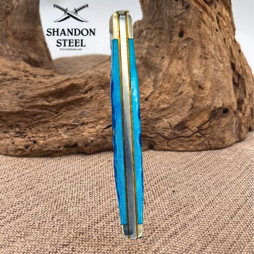 Case XX USA 2002 Limited Edition Doctors Knife Blue Bone Handle 1 of 2500 (17) *pre-owned