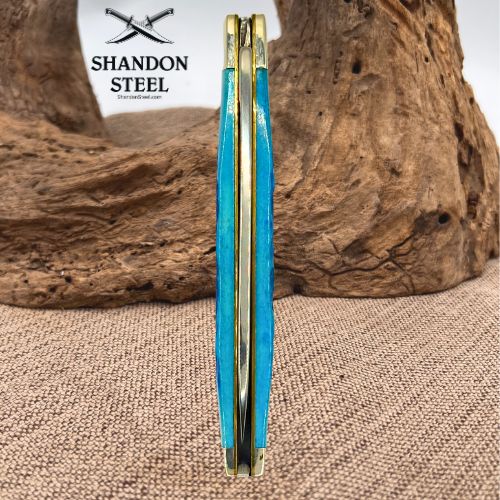 Case XX USA 2002 Limited Edition Doctors Knife Blue Bone Handle 1 of 2500 (17) *pre-owned