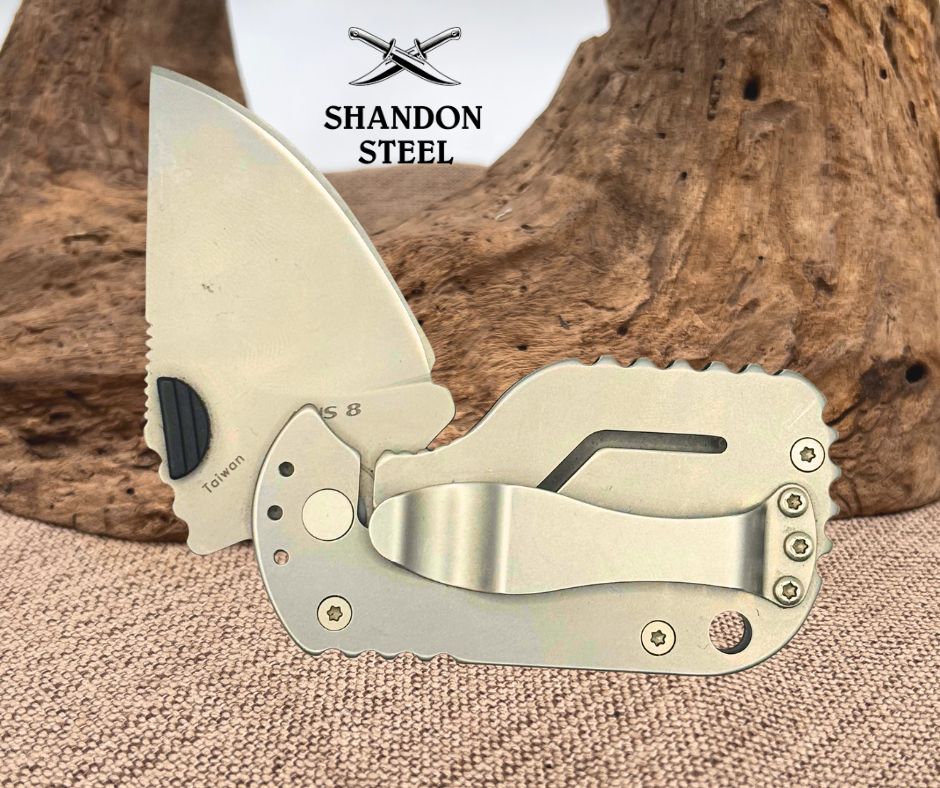 BOKER PLUS AUS 8 SUBCOM TAIWAN FOLDING ULTRA COMPACT POCKET KNIFE (169)